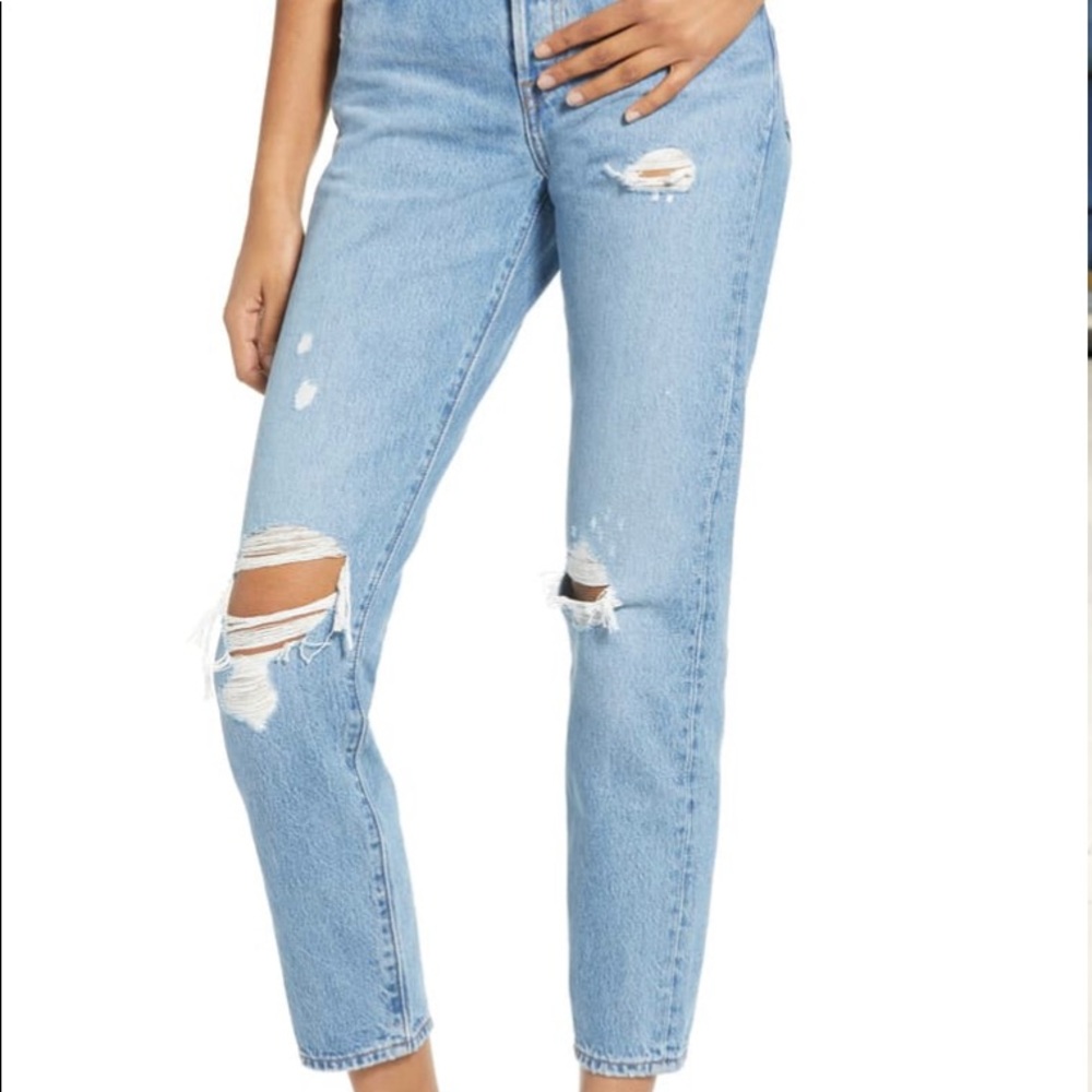 High wasted Levis